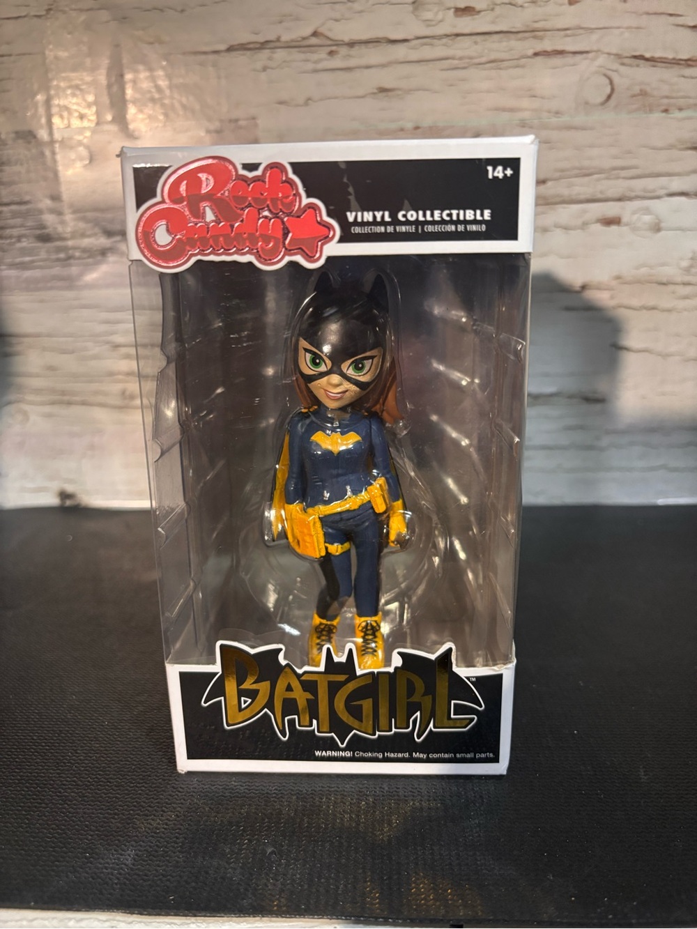 Rock & Candy Batgirl Vinyl Figure - Navy Blue & Yellow Accents